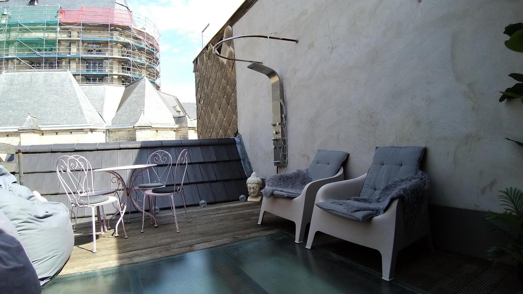 Апартаменты Wellness Loft With Sauna, Jacuzzi, Roof Terrace & Amazing View Антверпен Экстерьер фото