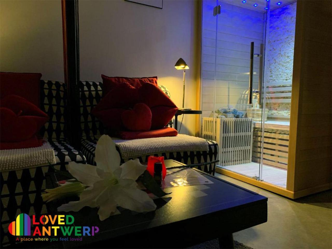 Апартаменты Wellness Loft With Sauna, Jacuzzi, Roof Terrace & Amazing View Антверпен Экстерьер фото