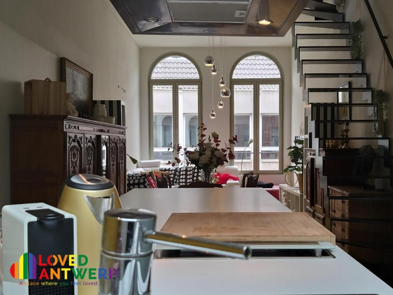 Апартаменты Wellness Loft With Sauna, Jacuzzi, Roof Terrace & Amazing View Антверпен Экстерьер фото