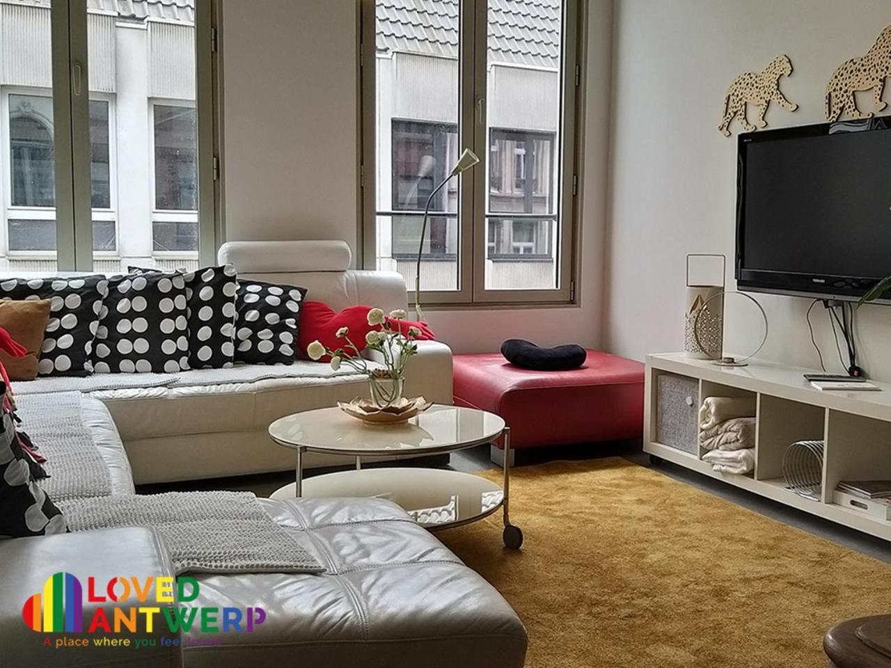 Апартаменты Wellness Loft With Sauna, Jacuzzi, Roof Terrace & Amazing View Антверпен Экстерьер фото