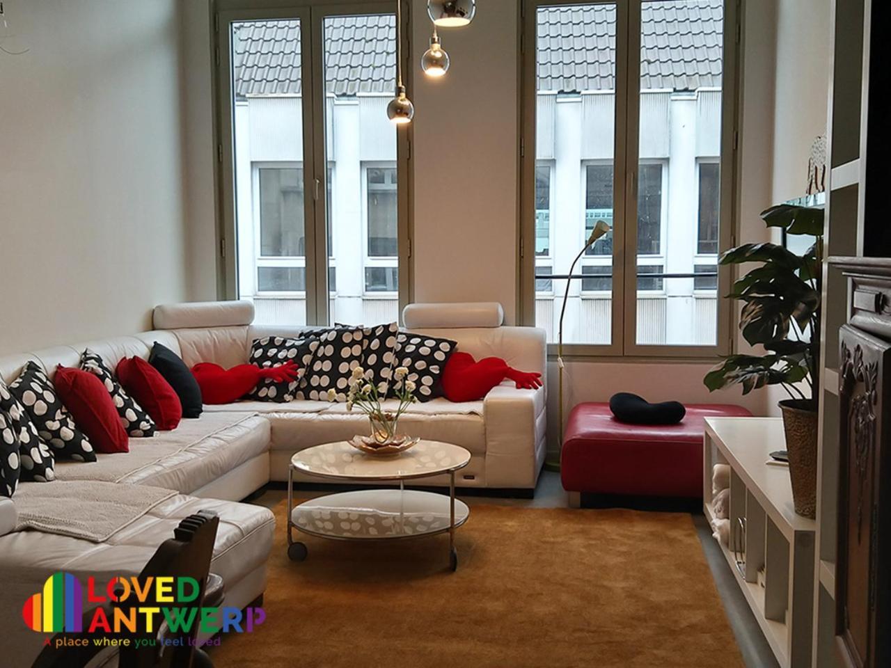 Апартаменты Wellness Loft With Sauna, Jacuzzi, Roof Terrace & Amazing View Антверпен Экстерьер фото
